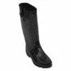Womens Fifth & Luxe Tall Faux Fur Lined Rain Boots - Black/Multi -Boots Sales Store 2aea093c 5422 45a5 b87d 60968755c5e8