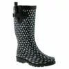 Womens Laila Rowe Stretch Dot Tall Rain Boots -Boots Sales Store a1831d18 e3e1 4550 99ba d2cd3a97cd0c