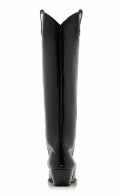 Aruna Leather Knee Boots 8 Aruna Leather Knee Boots -Boots Sales Store aeyde black aruna calf leather black 2