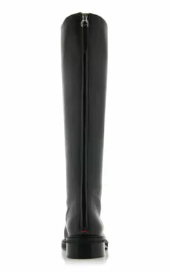 Mathilde Leather Lace-Up Knee Boots -Boots Sales Store aeyde black mathilde soft calf leather 3