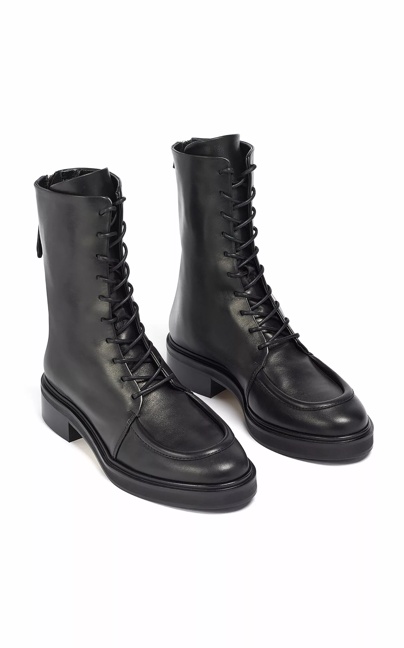 Max Leather Lace-Up Ankle Boots 5 Max Leather Lace-Up Ankle Boots - Image 3