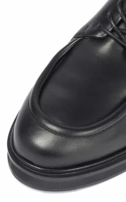 Max Leather Lace-Up Ankle Boots 12 Max Leather Lace-Up Ankle Boots -Boots Sales Store aeyde black max soft calf leather black 3