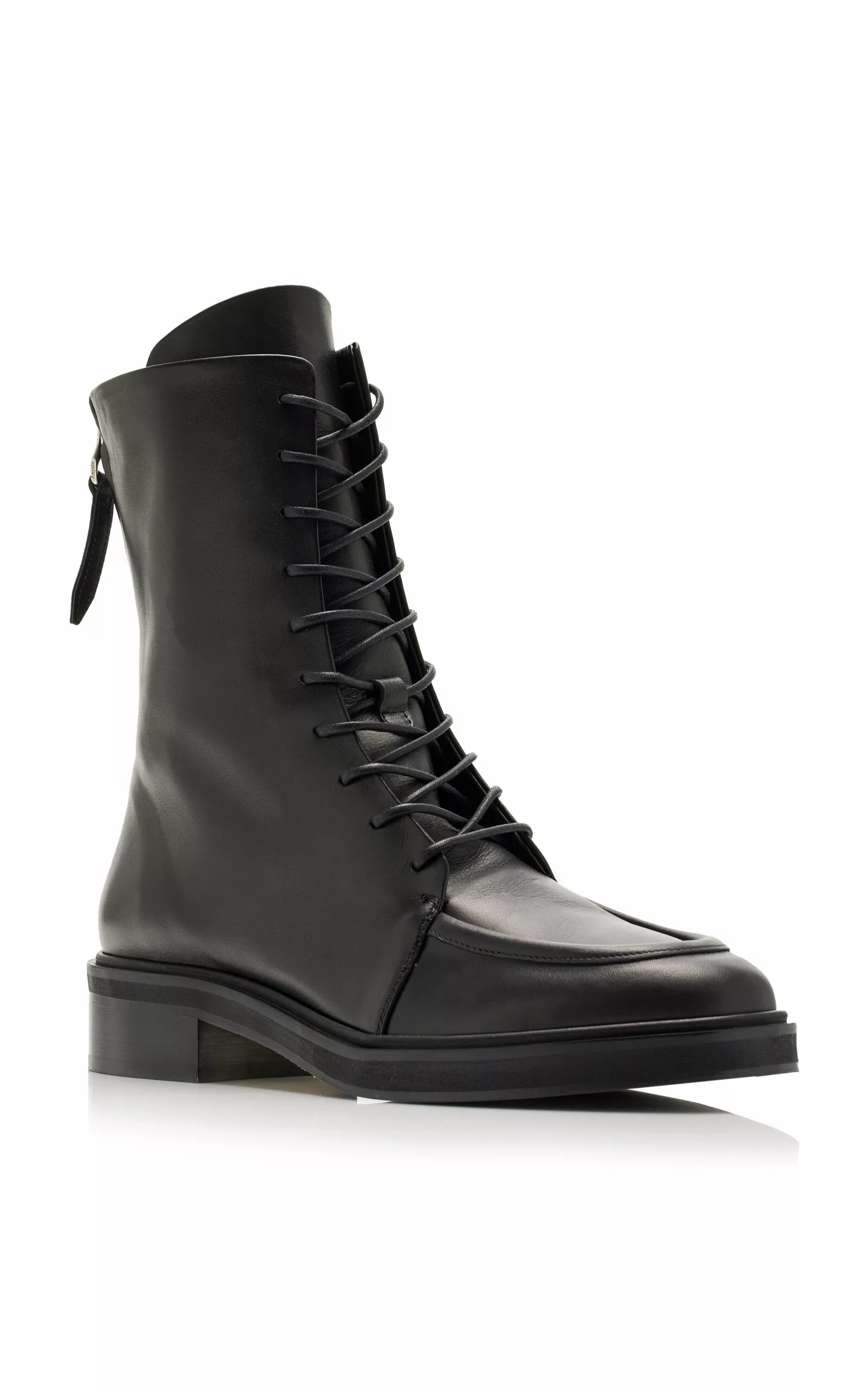 Max Leather Lace-Up Ankle Boots 9 Max Leather Lace-Up Ankle Boots - Image 7