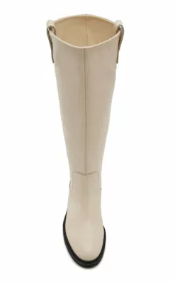 Henry Leather Knee Boots 11 Henry Leather Knee Boots -Boots Sales Store aeyde white henry calf leather creamy 3