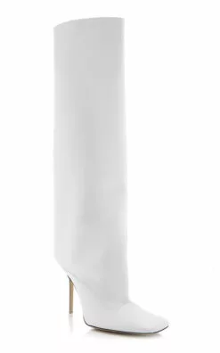 Sienna Leather Knee Boots 8 Sienna Leather Knee Boots -Boots Sales Store attico white sienna boot 2