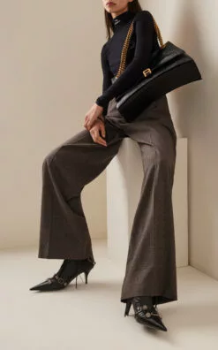 Balenciaga Cagole Leather Boots