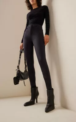 Balenciaga Falkon Leather Ankle Boots