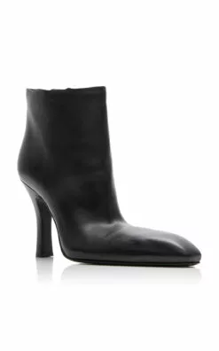 Balenciaga Falkon Leather Ankle Boots -Boots Sales Store balenciaga black falkon leather boots 3