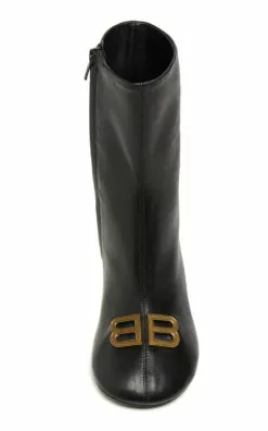 Balenciaga Groupie Leather Ankle Boots 6 Balenciaga Groupie Leather Ankle Boots -Boots Sales Store balenciaga black groupie bootie m80 1