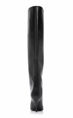Balenciaga Waders Leather Knee Boots