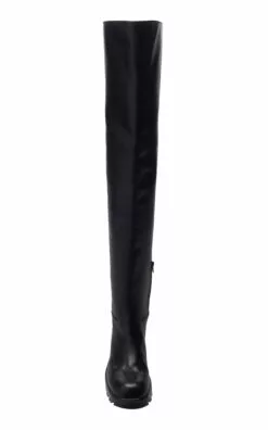 Bottega Veneta Leather Over-The-Knee Boots 16 Bottega Veneta Leather Over-The-Knee Boots -Boots Sales Store bottega veneta black boot calfskin 5