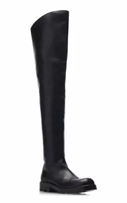 Bottega Veneta Leather Over-The-Knee Boots 18 Bottega Veneta Leather Over-The-Knee Boots -Boots Sales Store bottega veneta black boot calfskin 7