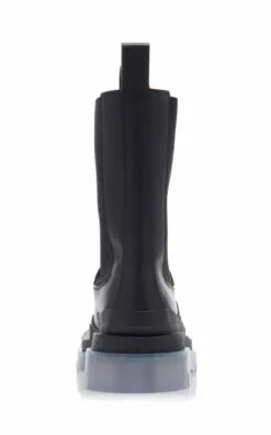 Bottega Veneta The Tire Leather Boots -Boots Sales Store bottega veneta black lug sole leather boots 2