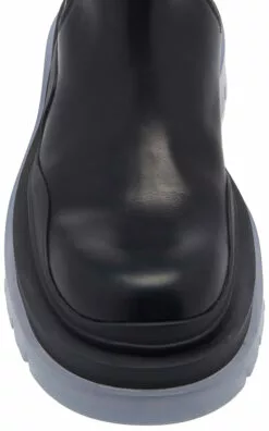 Bottega Veneta The Tire Leather Boots -Boots Sales Store bottega veneta black lug sole leather boots 4