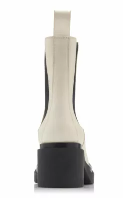 Bottega Veneta The Lug Leather Ankle Boots -Boots Sales Store bottega veneta white lug chelsea ankle boot military calf 2