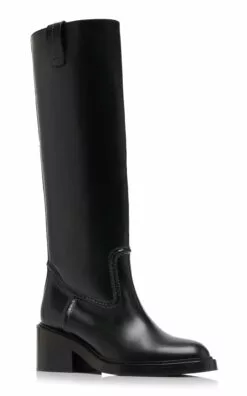 Chloé Mallo Leather Knee Boots -Boots Sales Store chloe black mallo leather boots 4