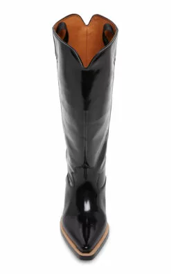 Chloé Nellie Leather Knee Boots -Boots Sales Store chloe black nellie leather knee boots 2