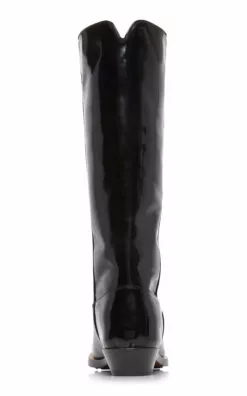 Chloé Nellie Leather Knee Boots -Boots Sales Store chloe black nellie leather knee boots 3