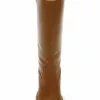 Chloé Mallo Shearling And Leather Knee Boots -Boots Sales Store chloe brown mallo leather boots
