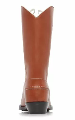 Chloé Nellie Leather Boots -Boots Sales Store chloe brown nellie boot 2