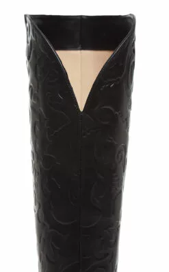 Cora Leather Boots -Boots Sales Store gabriela hearst black cora leather boots 3