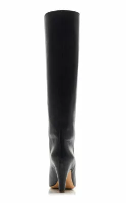 Luther Leather Knee Boots -Boots Sales Store gabriela hearst black luther boot 3