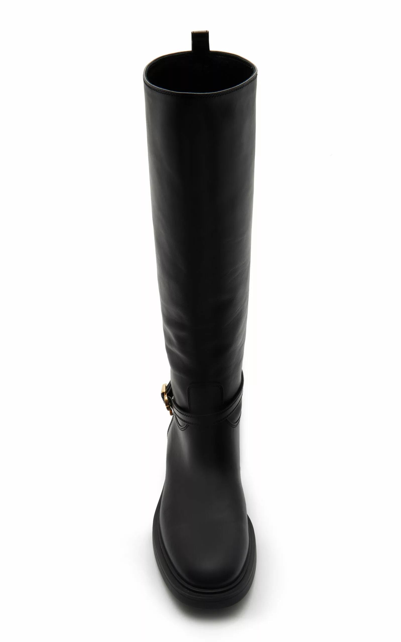 Ribbon Cavalier Leather Knee Boots 4 Ribbon Cavalier Leather Knee Boots - Image 2