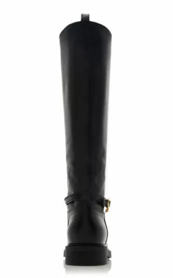 Ribbon Cavalier Leather Knee Boots 8 Ribbon Cavalier Leather Knee Boots -Boots Sales Store gianvito rossi black ribbon cavalier vip 2
