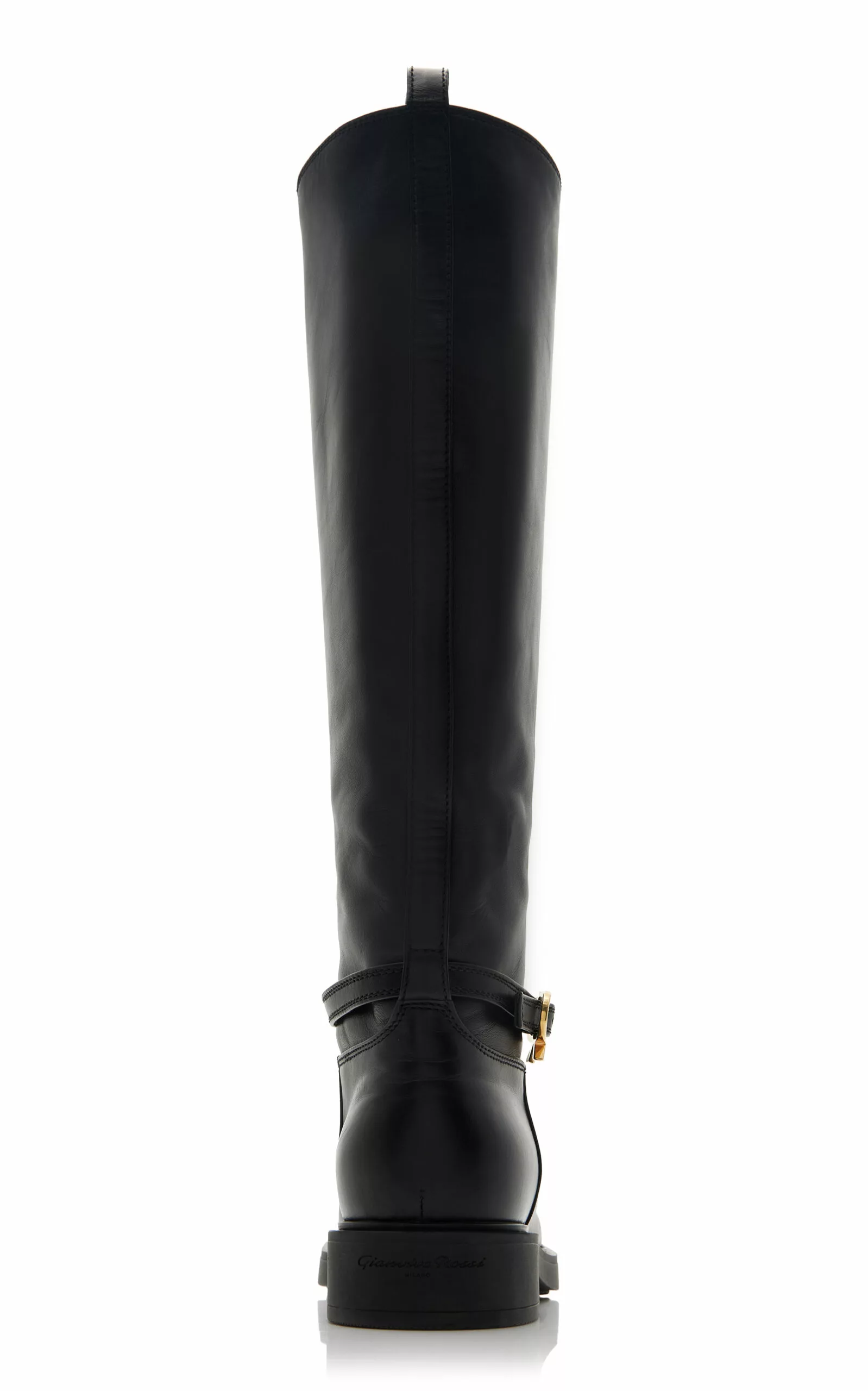Ribbon Cavalier Leather Knee Boots 5 Ribbon Cavalier Leather Knee Boots - Image 3