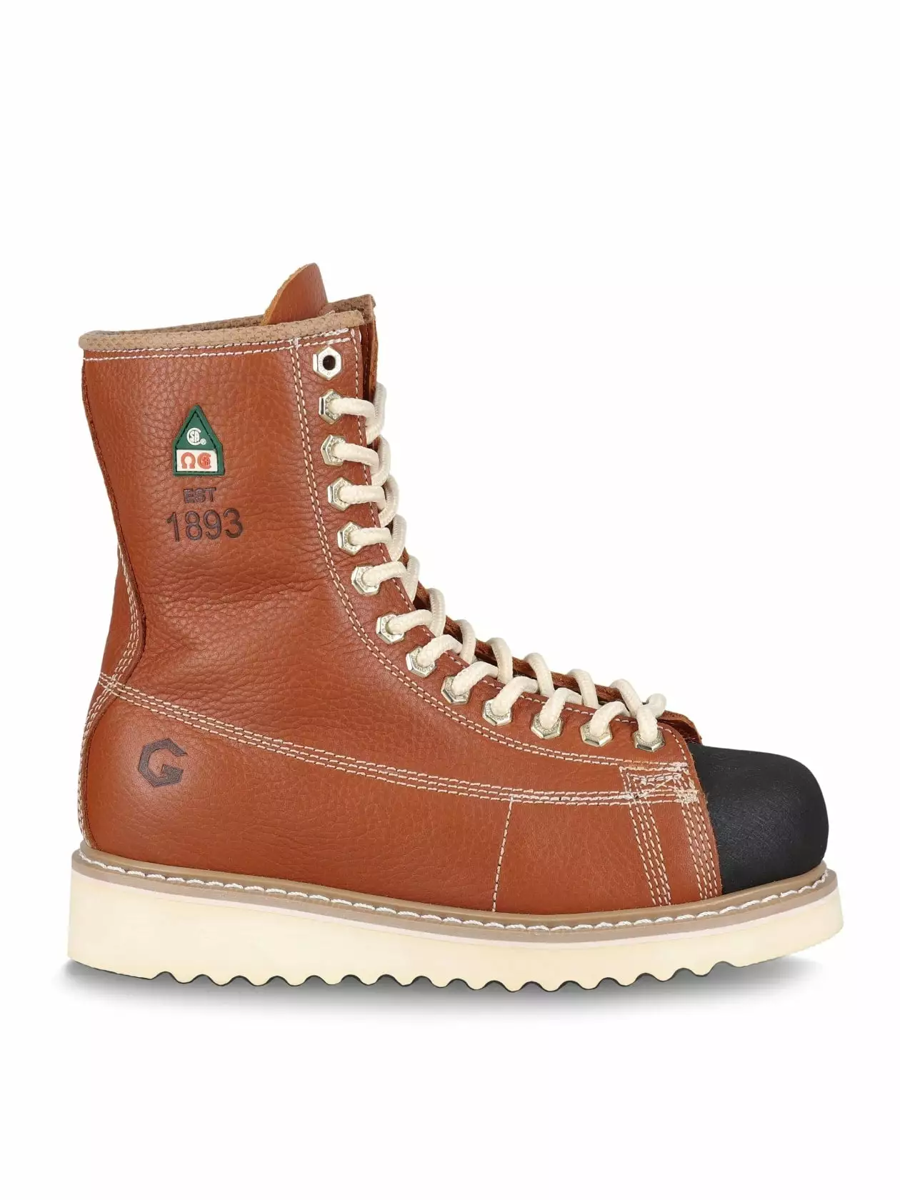 JB Goodhue Men's Work Boots 8" Ironworker CSA Steel Toe Insulated 00801 4 JB Goodhue Men's Work Boots 8" Ironworker CSA Steel Toe Insulated 00801 - Image 2