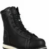 JB Goodhue Men's Work Boots 8" Rigger CSA Steel Toe Waterproof Black 07885