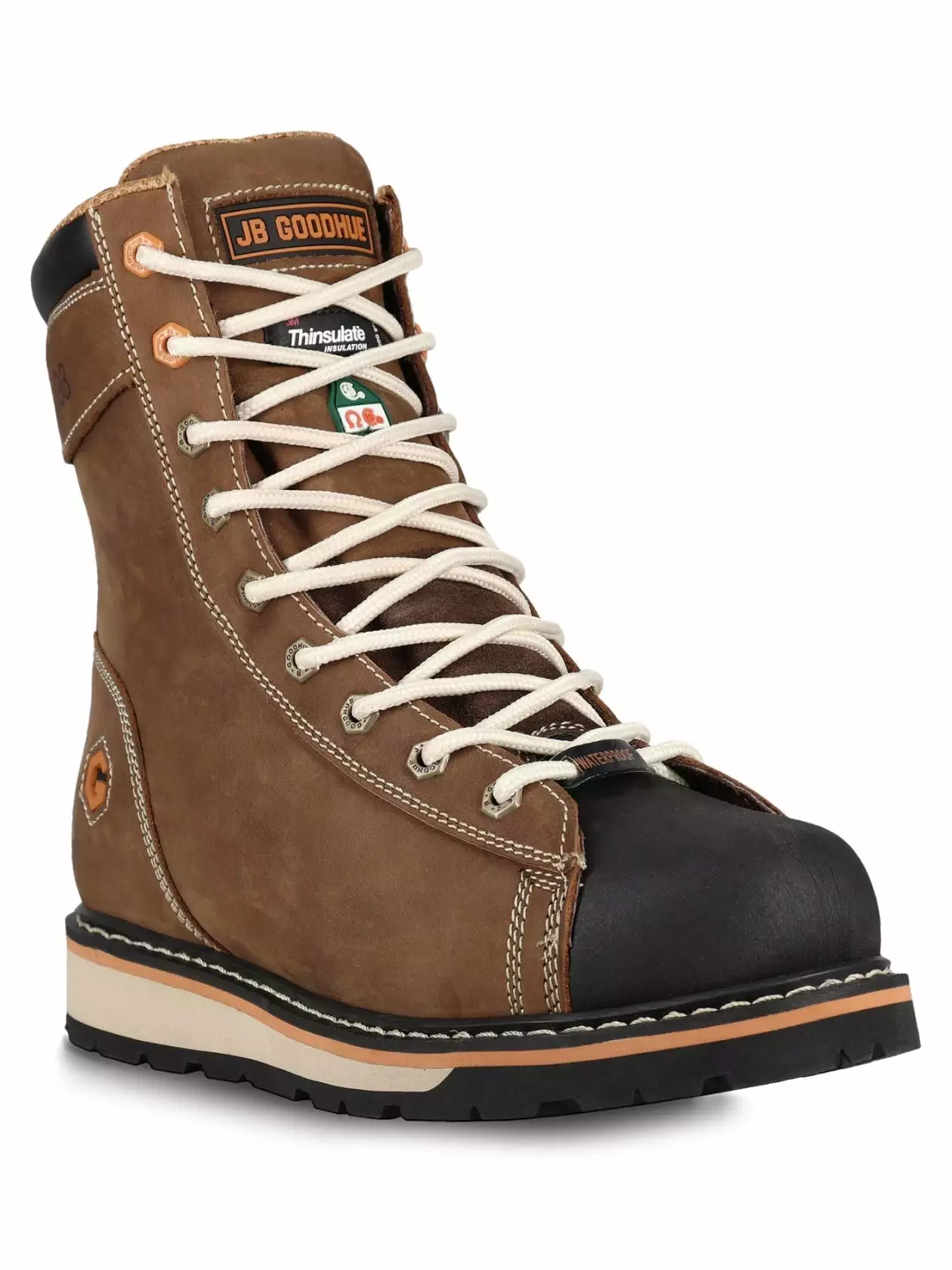 JB Goodhue Men's Work Boots Rigger Waterproof Steel Toe 07889 Tan 3 JB Goodhue Men's Work Boots Rigger Waterproof Steel Toe 07889 Tan