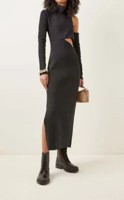 Loewe Leather Combat Boots