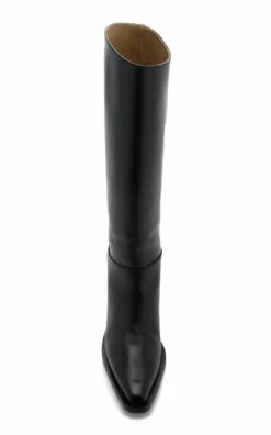 PROENZA SCHOULER Bronco Leather Knee Boots 7 PROENZA SCHOULER Bronco Leather Knee Boots -Boots Sales Store proenza schouler black bronco boots 1