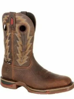 Rocky Boots Rocky Men’s Boots 11" Work Western Long Range Square Soft Toe RKW0278