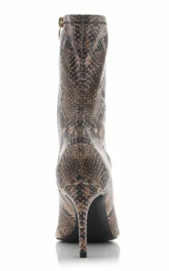 STELLA MCCARTNEY Iconic Vegan Leather Ankle Boots -Boots Sales Store stella mccartney animal stella iconic reptile print 3