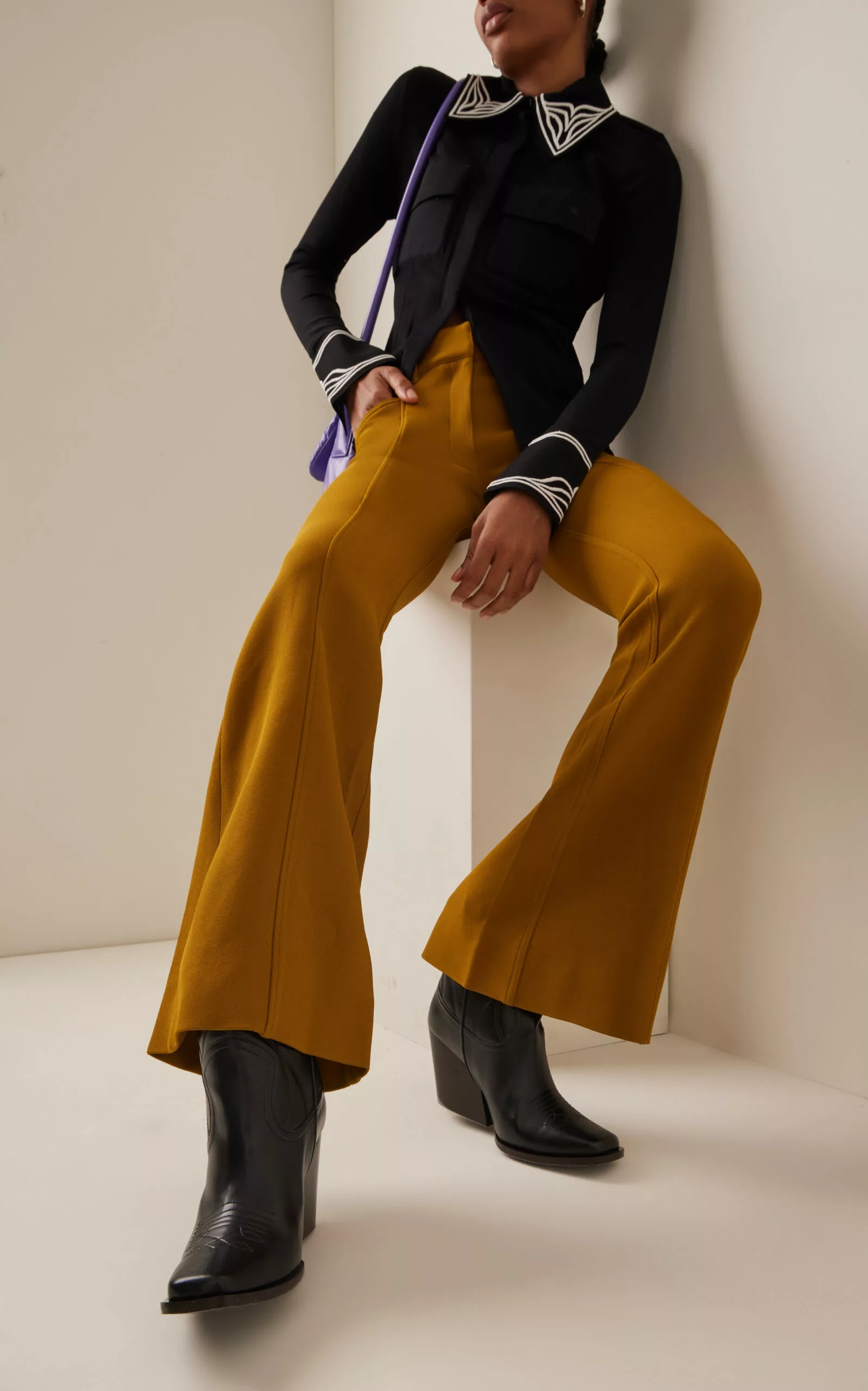 STELLA MCCARTNEY Cloudy Vegan Leather Cowboy Boots 3 STELLA MCCARTNEY Cloudy Vegan Leather Cowboy Boots