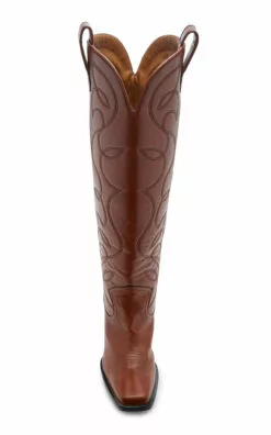 STELLA MCCARTNEY Cowboy Vegan Leather Knee Boots -Boots Sales Store stella mccartney brown cowboy cloudy alter mat 1