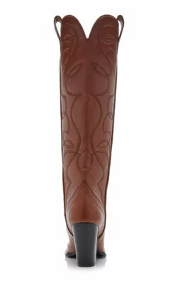 STELLA MCCARTNEY Cowboy Vegan Leather Knee Boots -Boots Sales Store stella mccartney brown cowboy cloudy alter mat 2