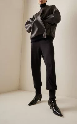 The Row Cyd Patent Leather Boots -Boots Sales Store the row black cyd boot 1