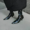 The Row Cyd Patent Leather Boots