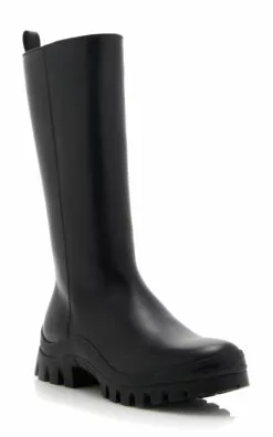 The Row Greta Leather Moto Boots 8 The Row Greta Leather Moto Boots -Boots Sales Store the row black greta moto 2