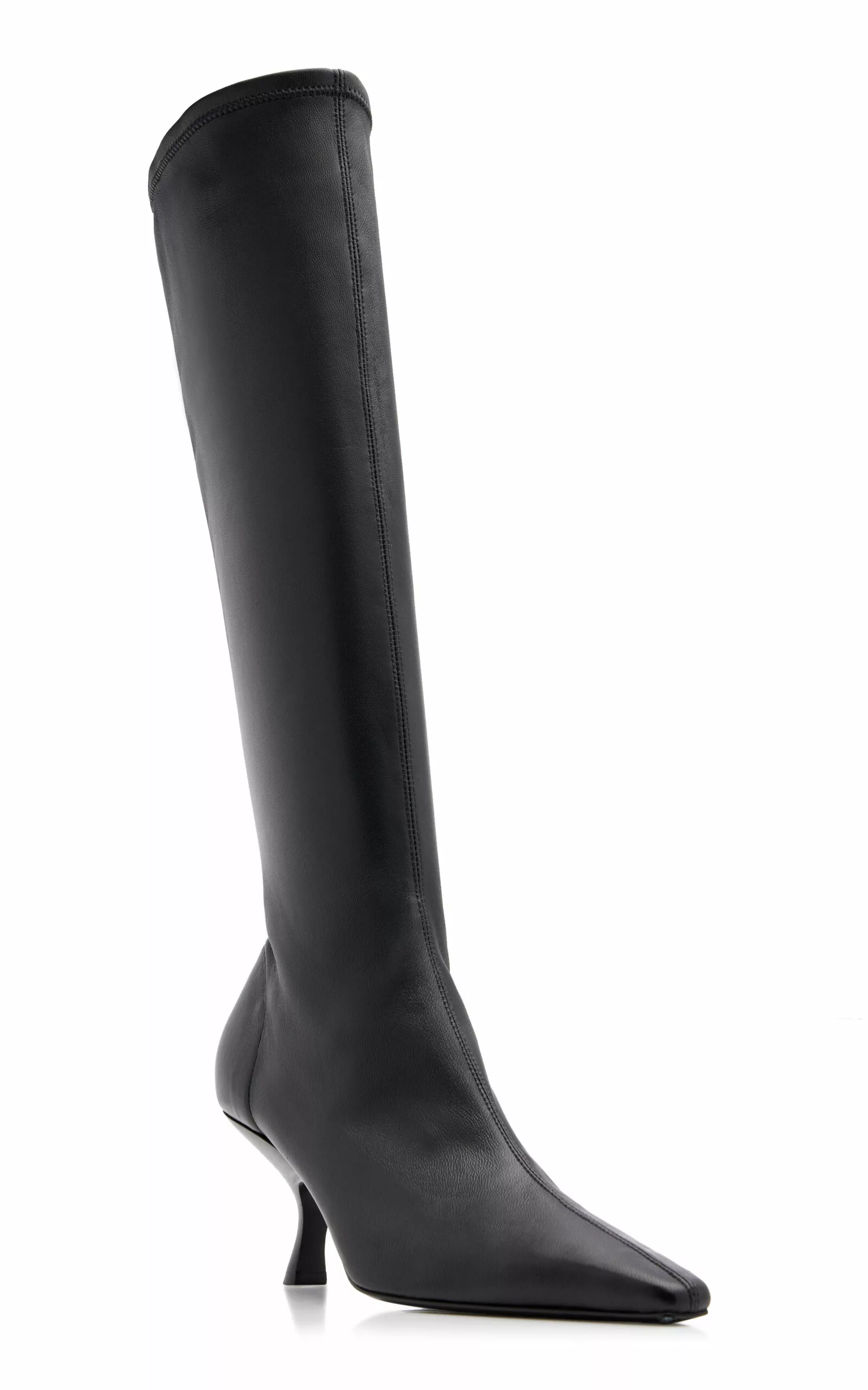The Row Lady Knee-High Leather Boots 6 The Row Lady Knee-High Leather Boots - Image 4
