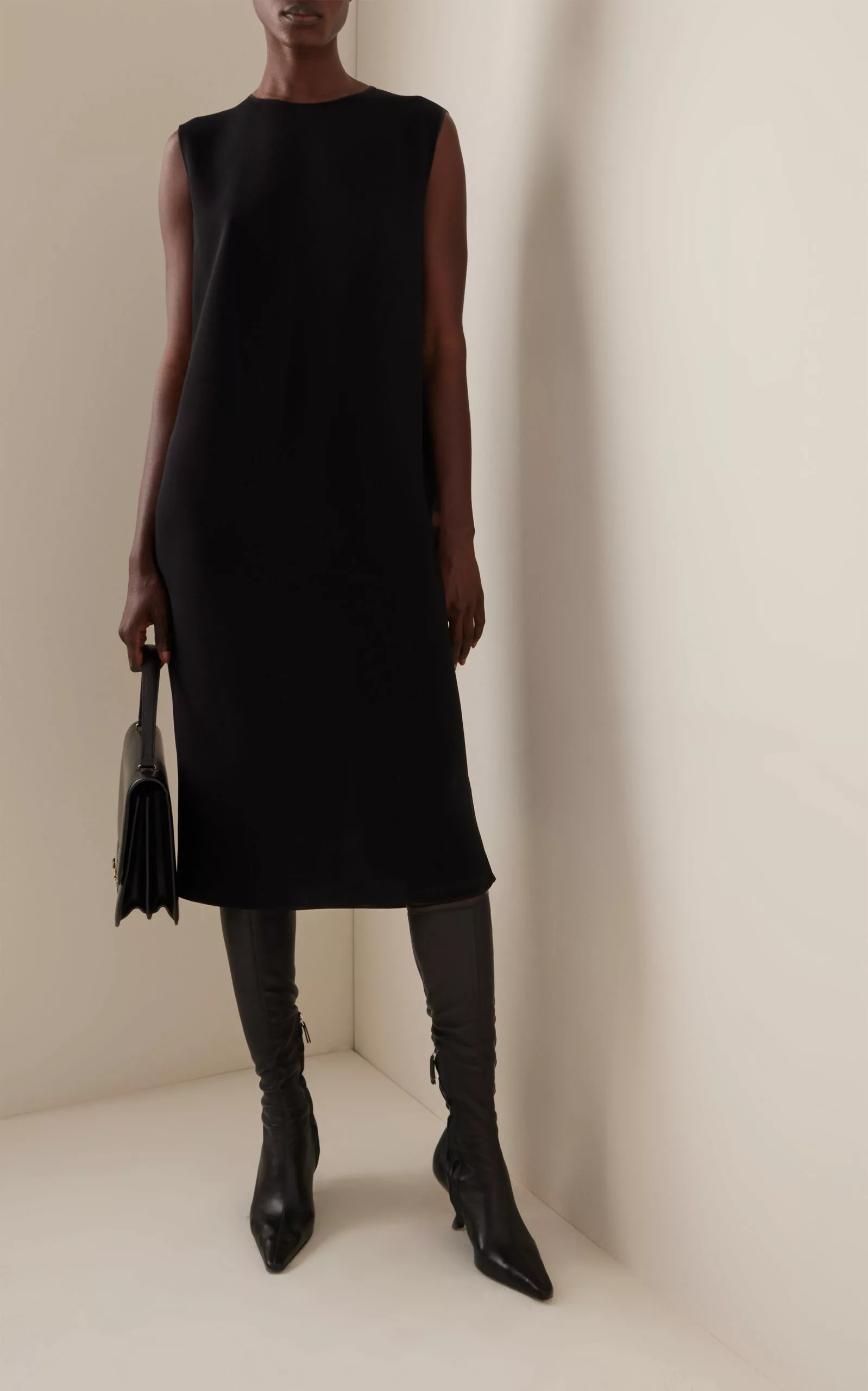 The Row Lady Knee-High Leather Boots 3 The Row Lady Knee-High Leather Boots