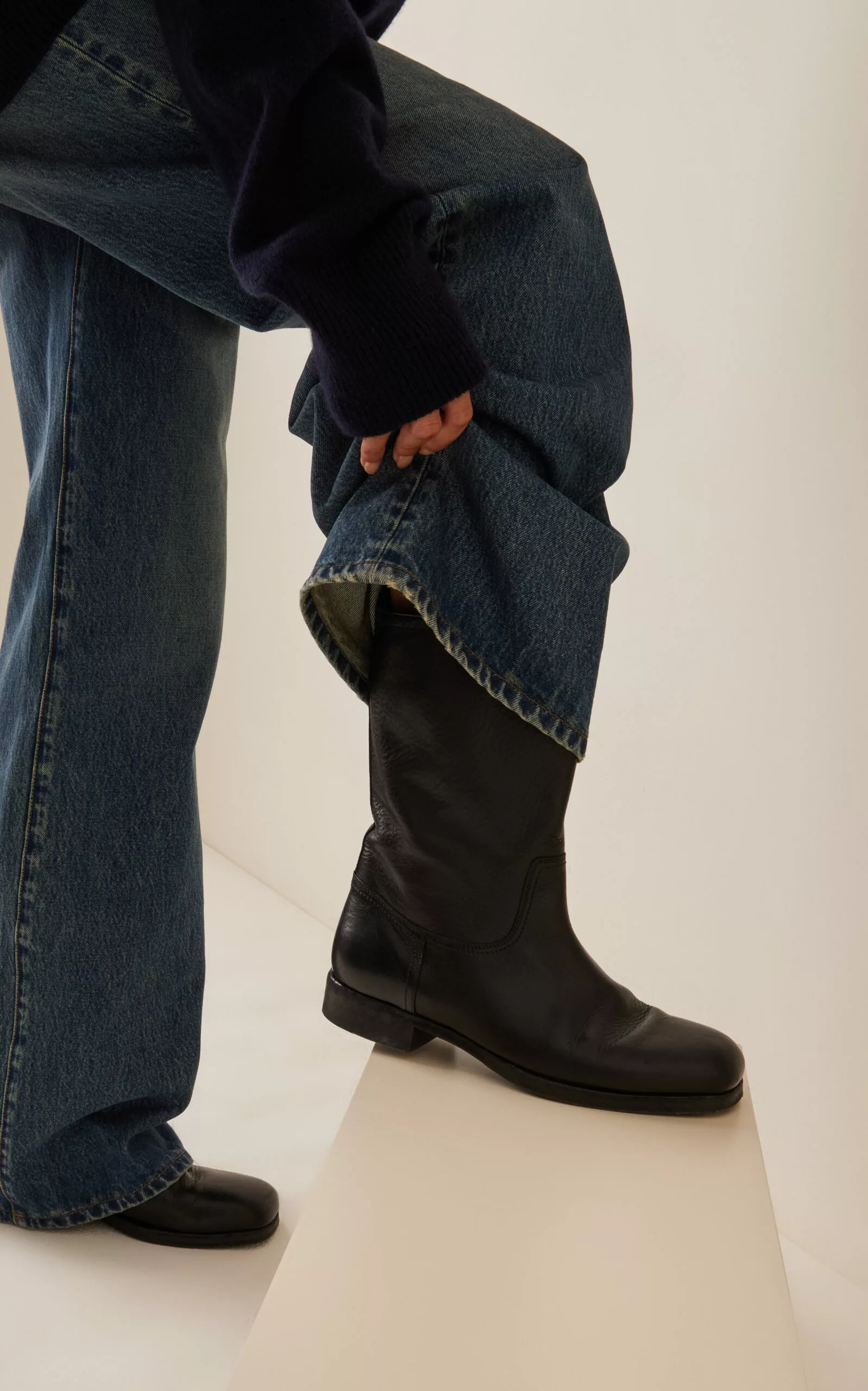 The Row Ranger Leather Boots 4 The Row Ranger Leather Boots - Image 2