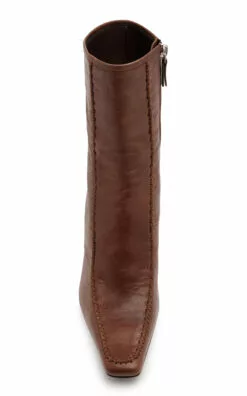 The Row Romy Leather Ankle Boots 9 The Row Romy Leather Ankle Boots -Boots Sales Store the row brown romy leather ankle boots 2