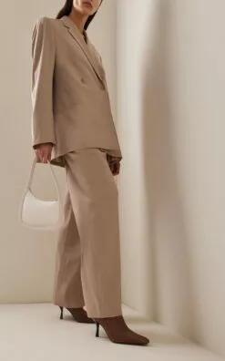 The Row Romy Leather Ankle Boots