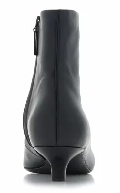 Toteme The Slim Leather Ankle Boots -Boots Sales Store toteme black the slim ankle boot 3